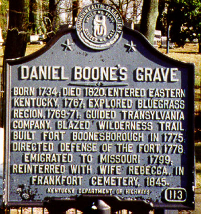 Marker in Frankfort Cemetery, source find-a-grave